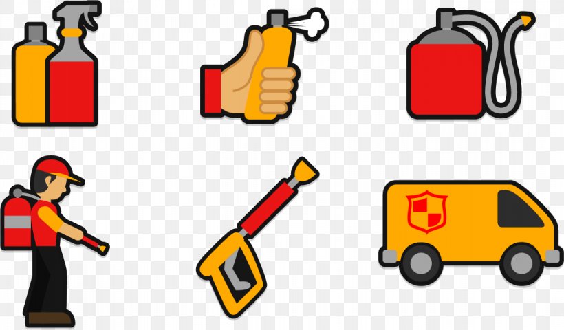 Firefighting Fire Extinguisher Clip Art, PNG, 1093x640px, Firefighting, Area, Brand, Fire, Fire Extinguisher Download Free