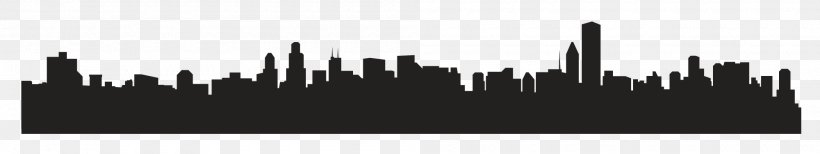 New York City Skyline Silhouette Clip Art, PNG, 2000x377px, New York City, Art, Black And White, Brand, City Download Free