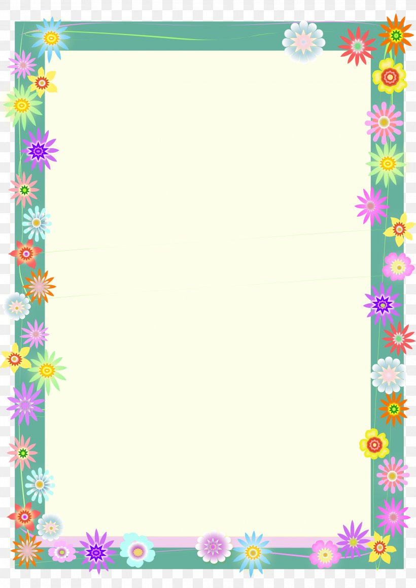 Paper A4 Watermark, PNG, 2480x3508px, Paper, Area, Border, Flower, Green Download Free