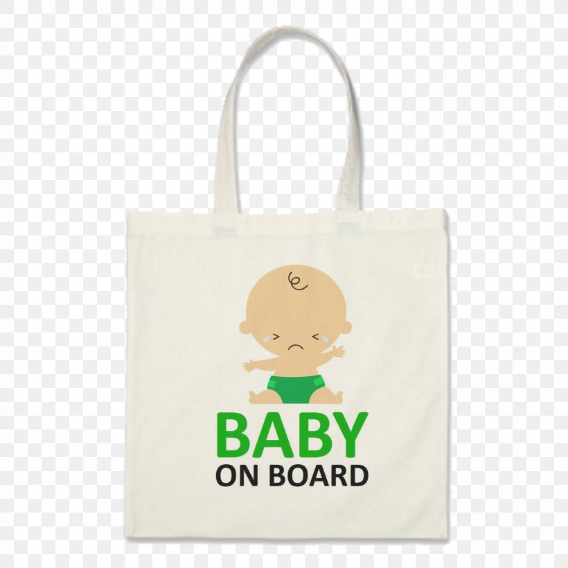 Tote Bag Baby On Board Font, PNG, 1667x1667px, Tote Bag, Baby On Board, Bag, Brand, Fashion Accessory Download Free