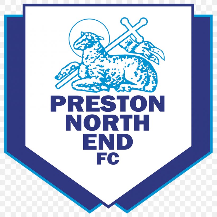Preston North End F.C. Logo EFL Championship Deepdale Football, PNG, 1000x1000px, Preston North End Fc, Area, Blue, Brand, Efl Championship Download Free