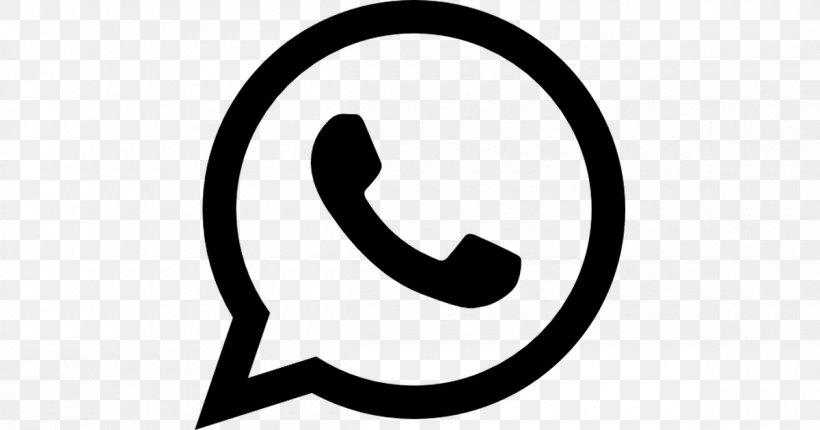 WhatsApp, PNG, 1200x630px, Whatsapp, Area, Black And White, Brand, Logo Download Free