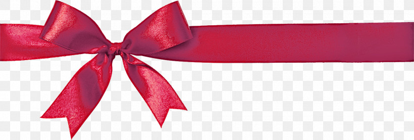 Ribbon Red Pink Gift Wrapping Present, PNG, 1440x487px, Ribbon, Costume Accessory, Gift Wrapping, Pink, Present Download Free