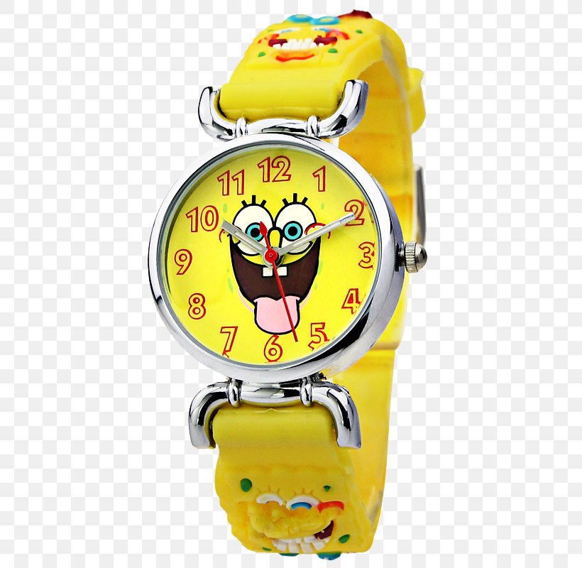 SpongeBob SquarePants Patrick Star Watch Child Cartoon, PNG, 800x800px, Watercolor, Cartoon, Flower, Frame, Heart Download Free