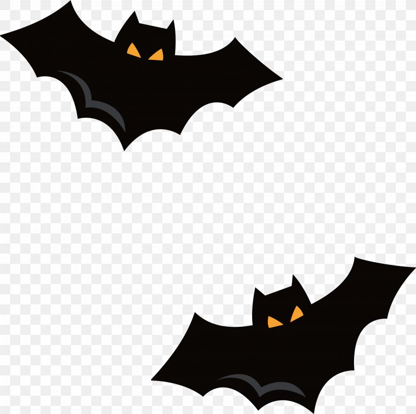 Bat Halloween, PNG, 2667x2656px, Bat, Black, Black And White, Halloween, Mammal Download Free