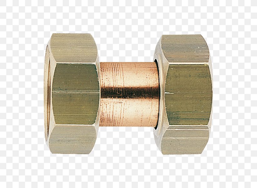 Brass Cage Nut Formstück Copper, PNG, 600x600px, Brass, Cage Nut, Copper, Crosslinked Polyethylene, Hardware Download Free