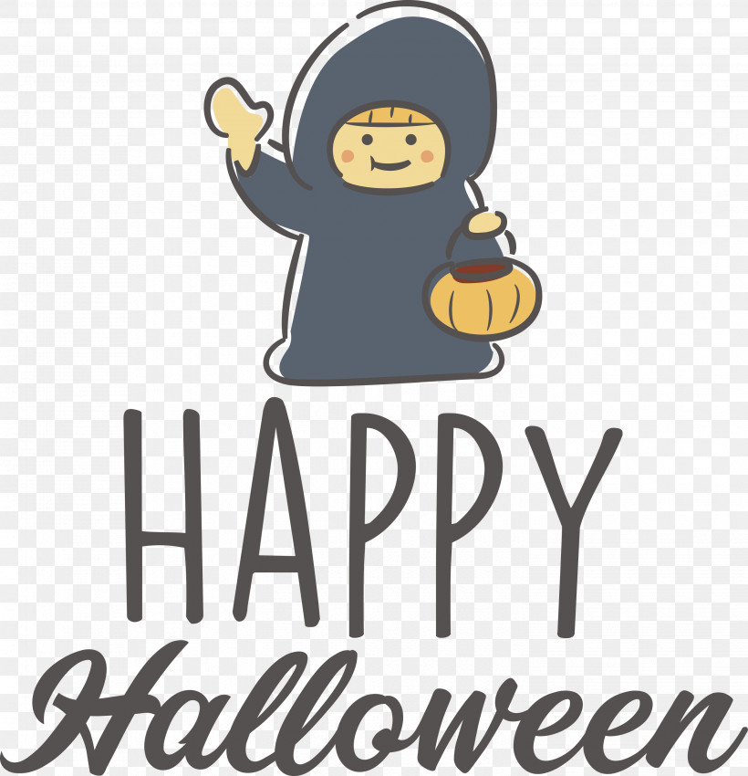 Happy Halloween, PNG, 2892x3000px, Happy Halloween, Behavior, Cartoon, Happiness, Human Download Free