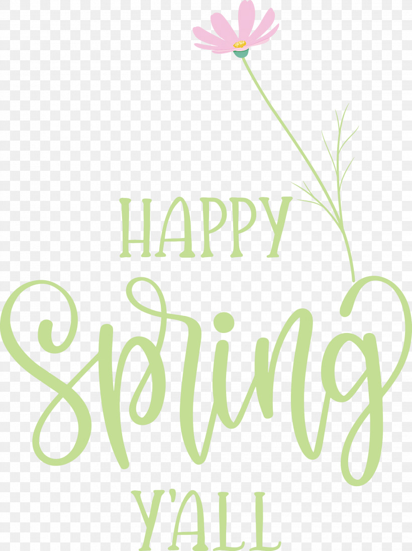 Happy Spring Spring, PNG, 2241x3000px, Happy Spring, Cut Flowers, Floral Design, Flower, Green Download Free