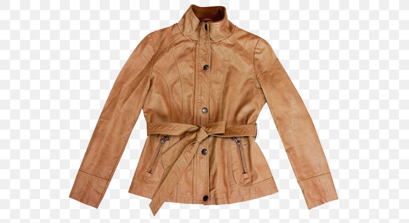 Leather Jacket Stock Photography Clothing, PNG, 600x448px, Leather Jacket, Beige, Brown, Clothing, Coat Download Free