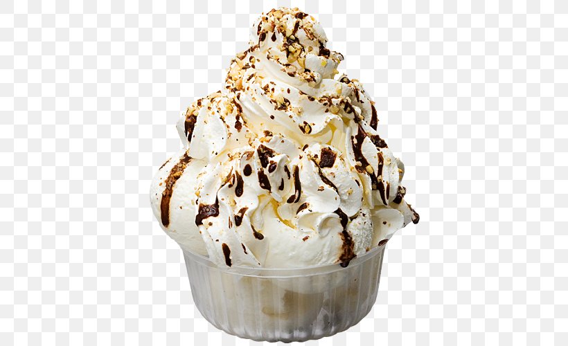 Sundae Chocolate Ice Cream Dame Blanche, PNG, 500x500px, Sundae, Buttercream, Chocolate, Chocolate Ice Cream, Cream Download Free