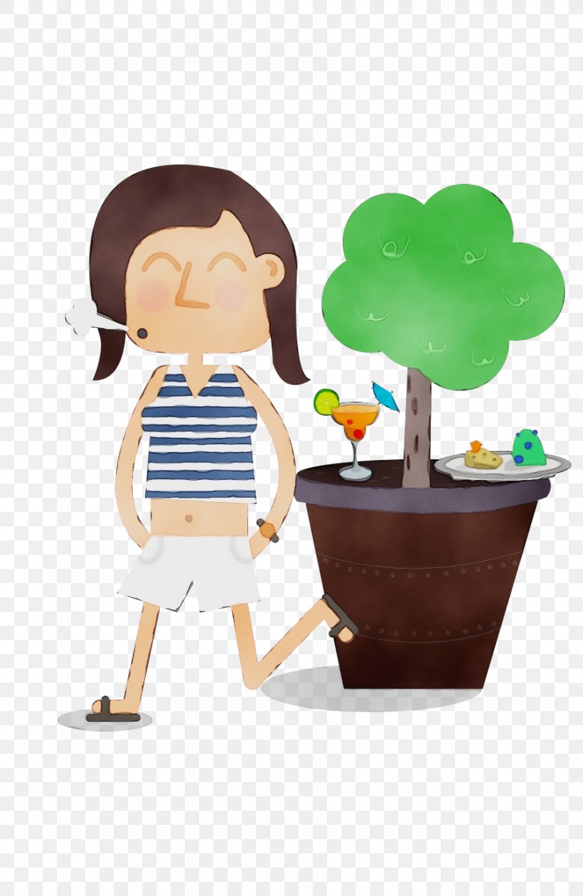 Cartoon Design Behavior Human Table, PNG, 900x1383px, Watercolor, Behavior, Cartoon, Flowerpot, Human Download Free