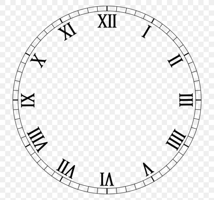 Clock Face Roman Numerals Time World Clock, PNG, 768x768px, Clock Face, Area, Black And White, Clock, Furniture Download Free