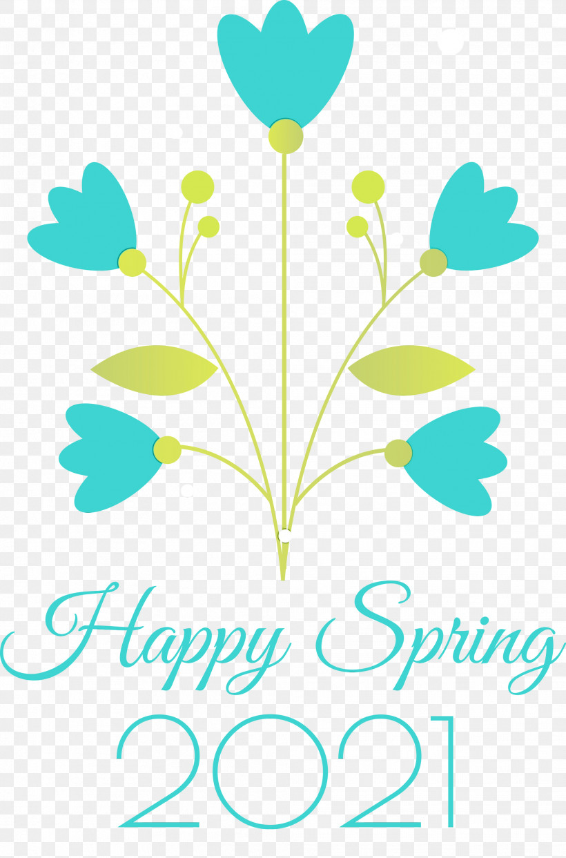 Floral Design, PNG, 1979x3000px, 2021 Happy Spring, Floral Design, Flower, Leaf, Paint Download Free