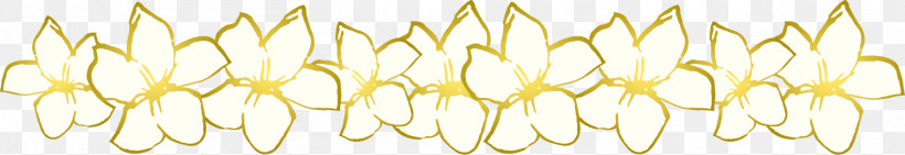 Flower Border Flower Background Floral Line, PNG, 1500x258px, Flower Border, Floral Line, Flower Background, Yellow Download Free