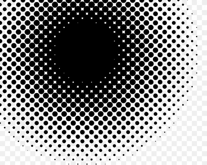 Halftone, PNG, 1024x819px, Halftone, Area, Benday Dots, Black, Black And White Download Free