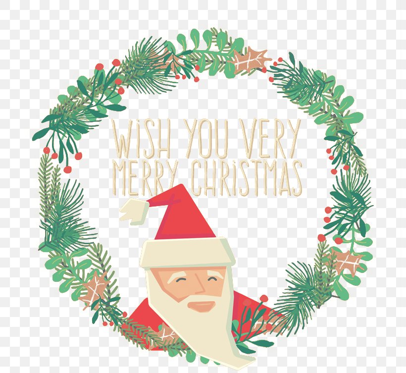 Santa Claus Christmas Tree Garland, PNG, 800x753px, Santa Claus, Christmas, Christmas Decoration, Christmas Ornament, Christmas Tree Download Free