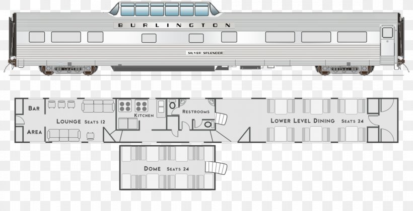 Train Amtrak Rail Transport Passenger Car Dome Car, PNG, 1170x600px, Train, Amtrak, Area, Diagram, Dining Car Download Free