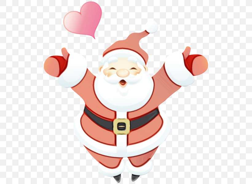 Santa Claus, PNG, 600x600px, Watercolor, Animation, Cartoon, Christmas Day, Holiday Download Free