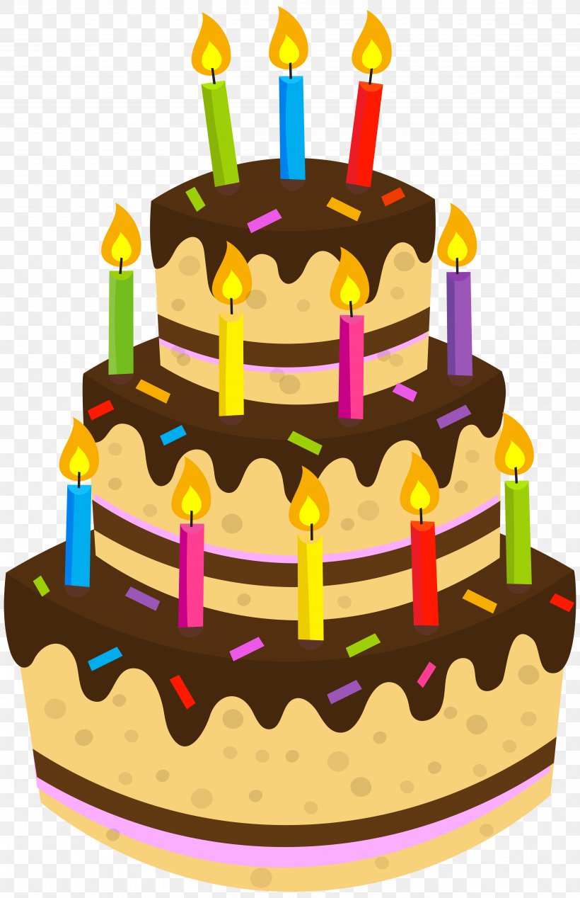 Birthday Cake Chocolate Cake Clip Art, PNG, 5172x8000px, Birthday Cake, Art, Baked Goods, Birthday, Buttercream Download Free