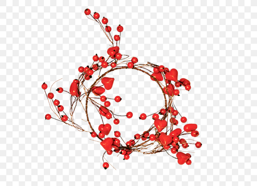 Holly, PNG, 600x595px, Red, Branch, Crown, Headpiece, Heart Download Free