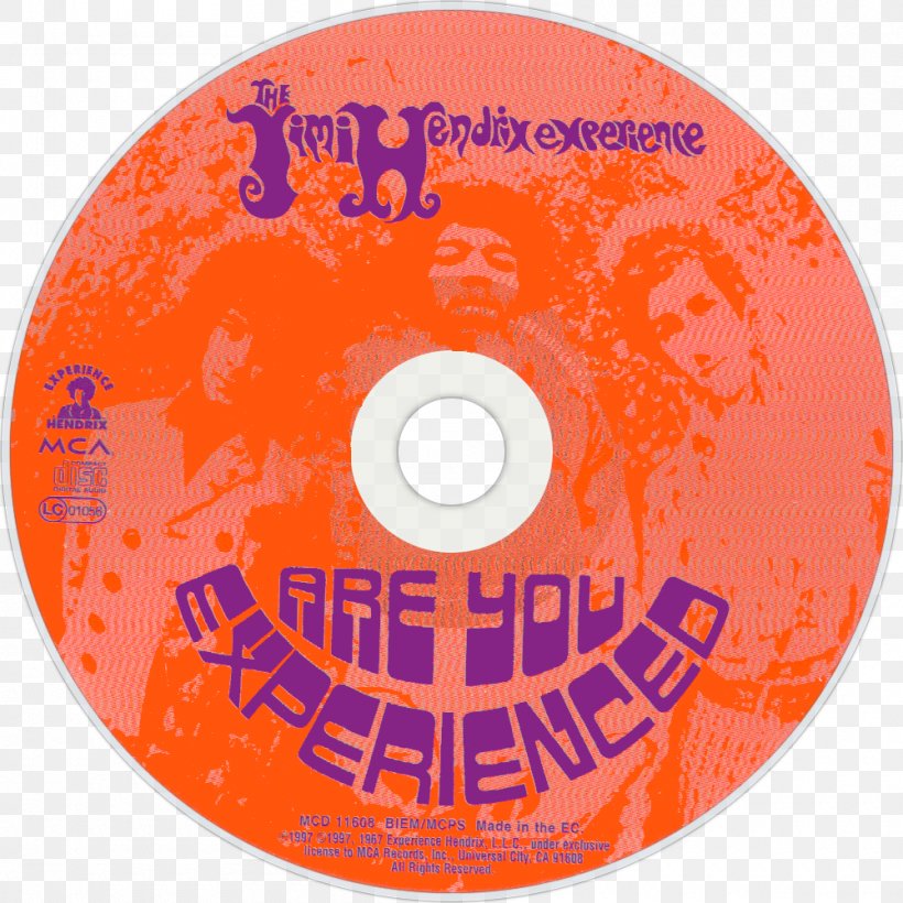 The Jimi Hendrix Experience Are You Experienced Album Compact Disc, PNG, 1000x1000px, Jimi Hendrix Experience, Album, Are You Experienced, Brand, Compact Disc Download Free