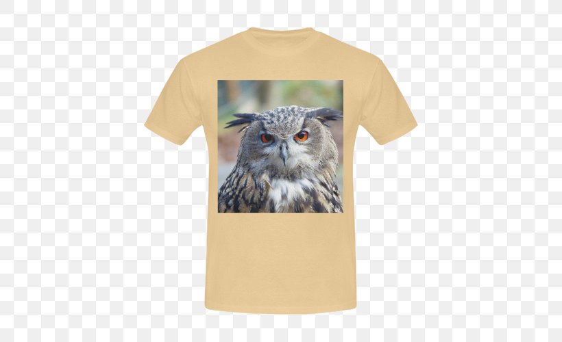 Eurasian Eagle-owl T-shirt Great Horned Owl Zazzle, PNG, 500x500px, Owl, Bird, Bird Of Prey, Clothing, Deepdream Download Free