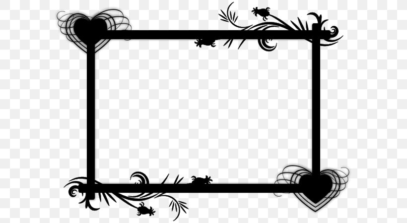 Picture Frames Art Angle Clip Art, PNG, 600x450px, Picture Frames, Area, Art, Black, Black And White Download Free
