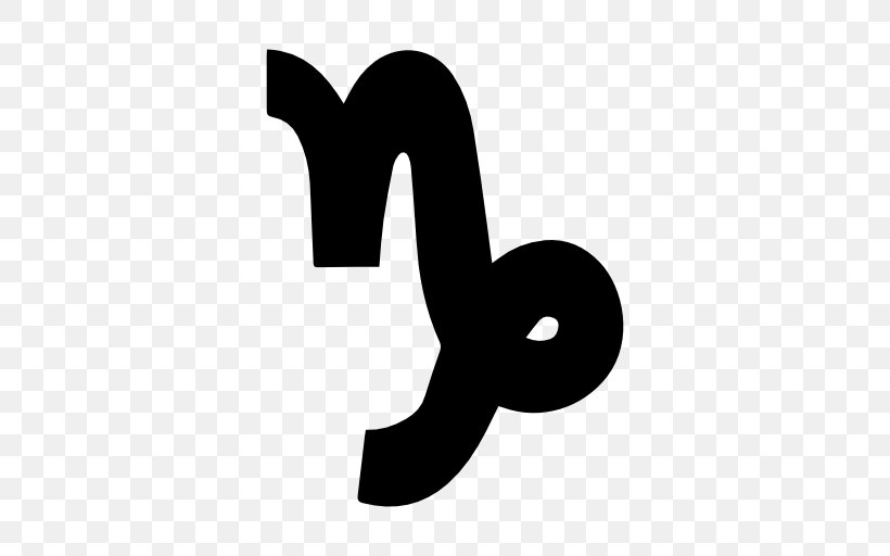 Capricorn Symbol Astrological Sign, PNG, 512x512px, Capricorn, Astrological Sign, Black, Black And White, Brand Download Free