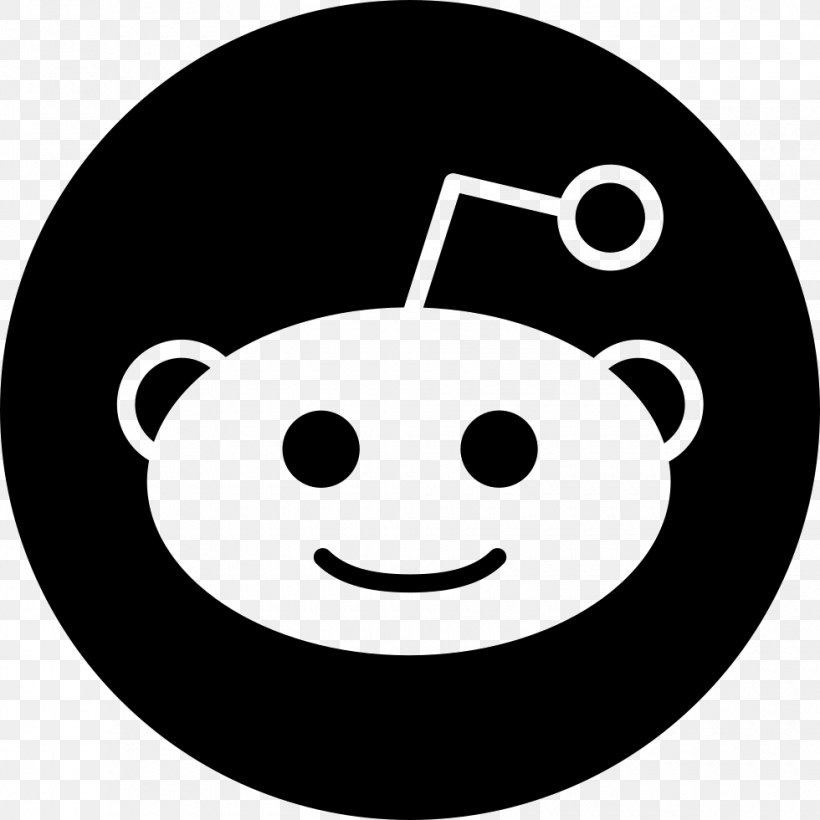 Reddit Logo, PNG, 980x980px, Reddit, Alexis Ohanian, Area, Black And White, Corporate Design Download Free