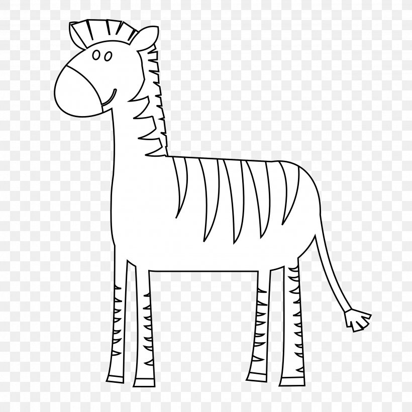 Zebra Drawing Cuteness Clip Art, PNG, 2555x2555px, Zebra, Animal Figure, Area, Artwork, Black And White Download Free