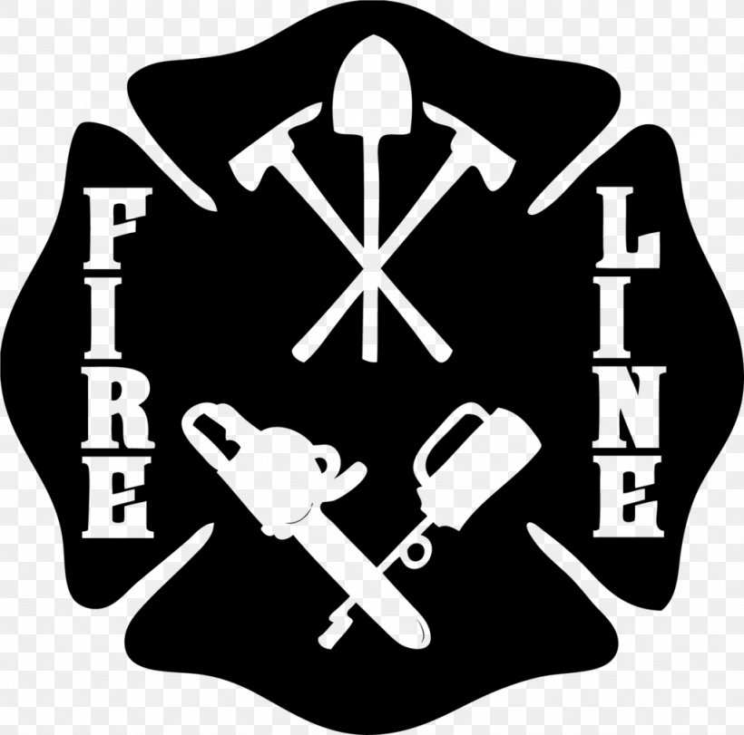 Firefighter Wildfire Suppression Decal Fire Department Sticker, PNG, 1024x1013px, Firefighter, Adhesive, Black, Black And White, Brand Download Free