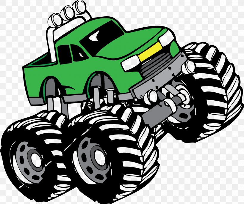 Pickup Truck Car Monster Truck Clip Art, PNG, 2519x2113px, Pickup Truck, Auto Racing, Automotive Design, Automotive Tire, Automotive Wheel System Download Free