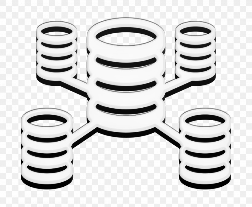 Technology Icon Database Interlinked Icon Network Icon, PNG, 984x806px, Technology Icon, Black, Black And White, Car, Computer Hardware Download Free