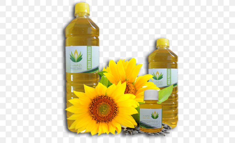 Cooking Oils Common Sunflower Vegetable Oil Sunflower Oil, PNG, 500x500px, Oil, Bottle, Coconut Oil, Common Sunflower, Cooking Oil Download Free