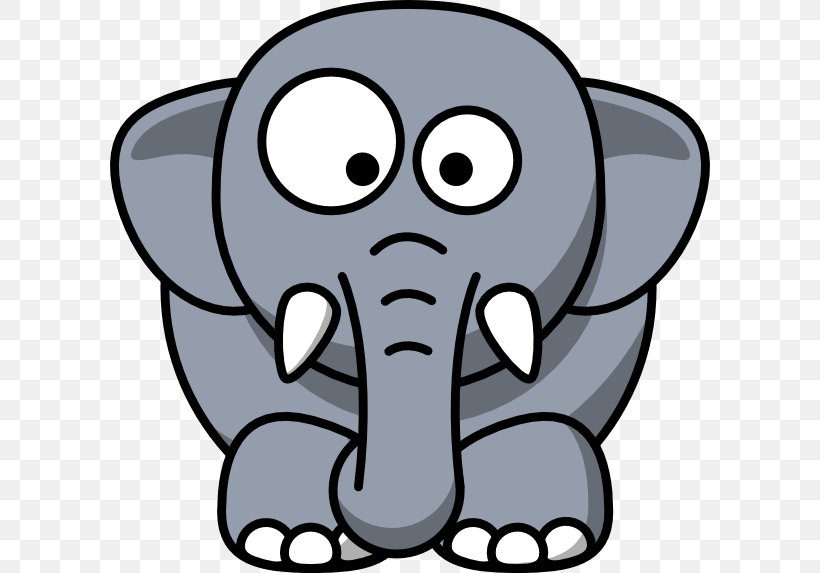 Elephant Cuteness Grey Clip Art, PNG, 600x573px, Elephant, African Elephant, Artwork, Baby Shower, Black And White Download Free