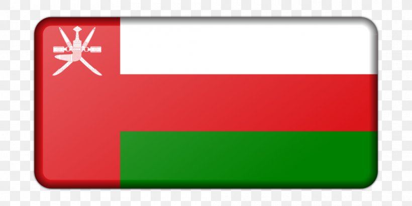 Flag Of Oman Clip Art, PNG, 1000x501px, Flag Of Oman, Area, Brand, Drawing, Droide Download Free