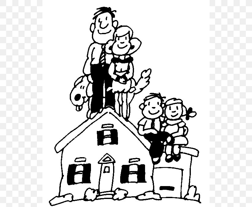 House Home Family Clip Art, PNG, 544x673px, House, Area, Art, Artwork, Black Download Free