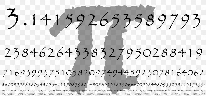 Pi Day Mathematics Rational Number, PNG, 2031x957px, Pi Day, Black And White, Brand, Circumference, Constant Download Free