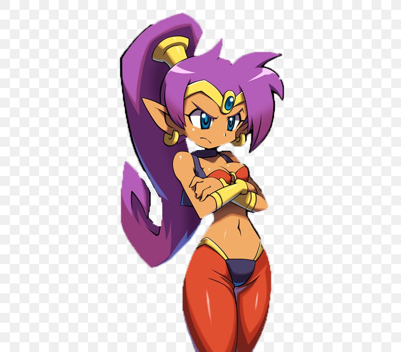 Shantae: Half-Genie Hero Belly Dance Clip Art, PNG, 374x720px, Watercolor, Cartoon, Flower, Frame, Heart Download Free