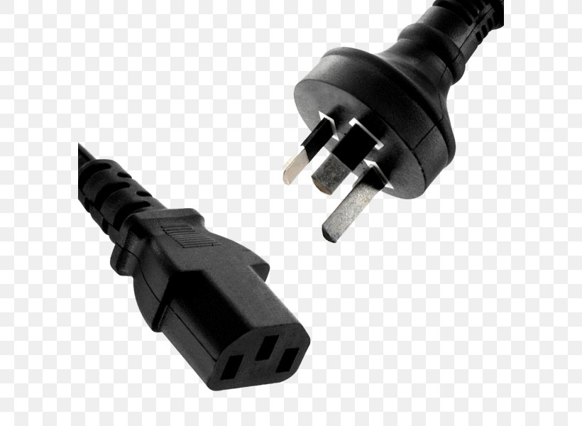 Electrical Cable Electrical Connector Power Cord AC Power Plugs And Sockets IEC 60320, PNG, 600x600px, Electrical Cable, Ac Power Plugs And Sockets, Adapter, Alternating Current, Cable Download Free
