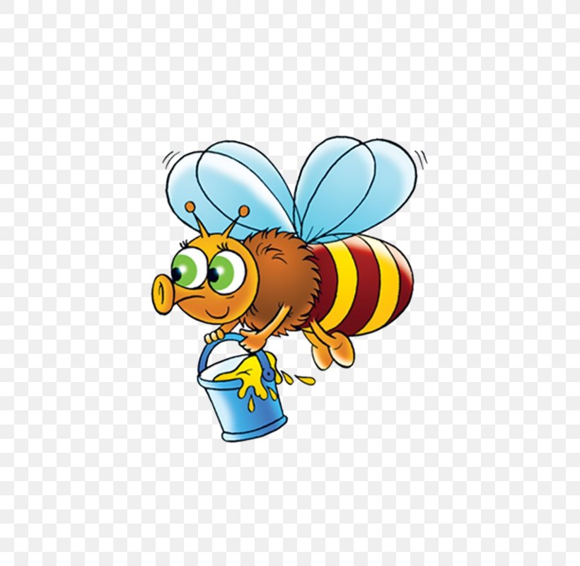 Honey Bee Clip Art Image Shutterstock, PNG, 800x800px, Honey Bee, Animal, Bee, Butterfly, Cartoon Download Free