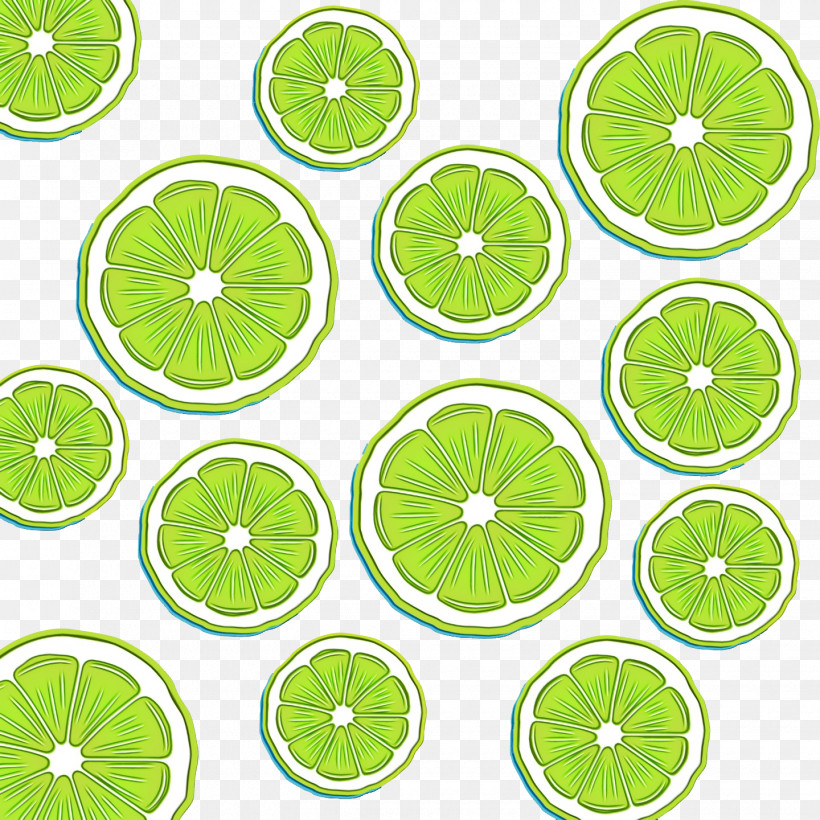 Lime Key Lime Lemon-lime Drink Lemon Citric Acid, PNG, 1440x1440px, Watercolor, Acid, Biology, Citric Acid, Green Download Free