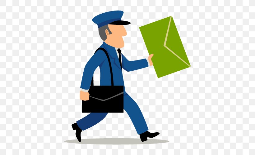 Mail Carrier Letter Briefzustellung, PNG, 500x500px, Mail Carrier, Address, Banco De Imagens, Business, Cartoon Download Free