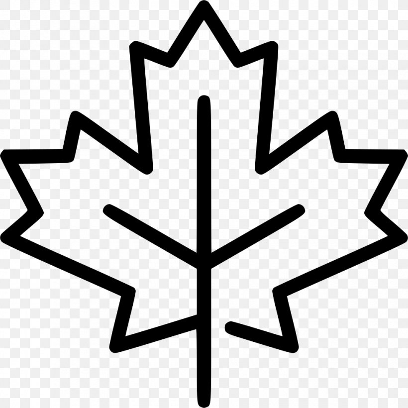 Maple Leaf Canada, PNG, 980x980px, Maple Leaf, Black And White, Canada, Flag Of Canada, Leaf Download Free