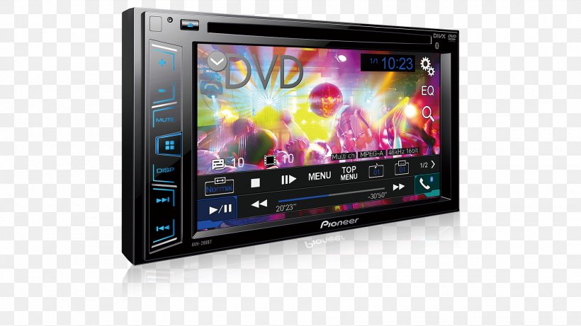 Vehicle Audio ISO 7736 Pioneer AVH-280BT Pioneer Car Stereo Avh-280Bt Automotive Head Unit, PNG, 1920x1080px, Vehicle Audio, Automotive Head Unit, Av Receiver, Display Device, Dvd Download Free