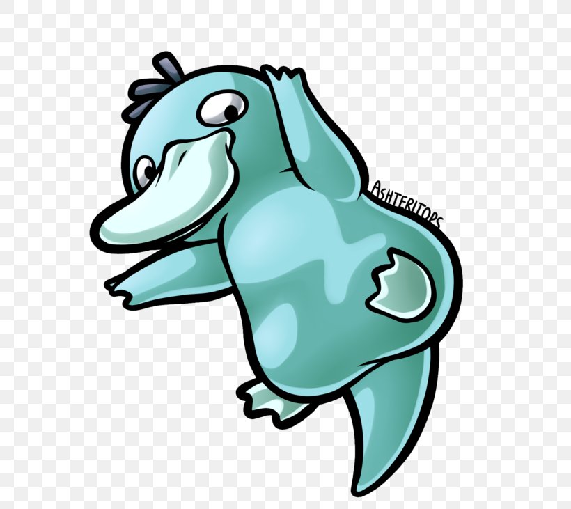 Marine Mammal Amphibians Cartoon Teal Clip Art, PNG, 600x731px, Marine Mammal, Amphibian, Amphibians, Artwork, Beak Download Free