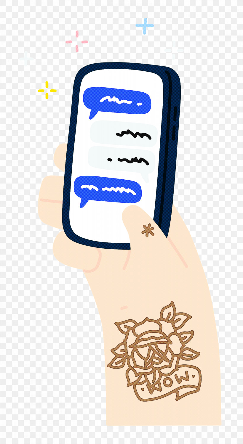 Chatting Chat Phone, PNG, 1366x2500px, Chatting, Biology, Cartoon, Chat, Hand Download Free