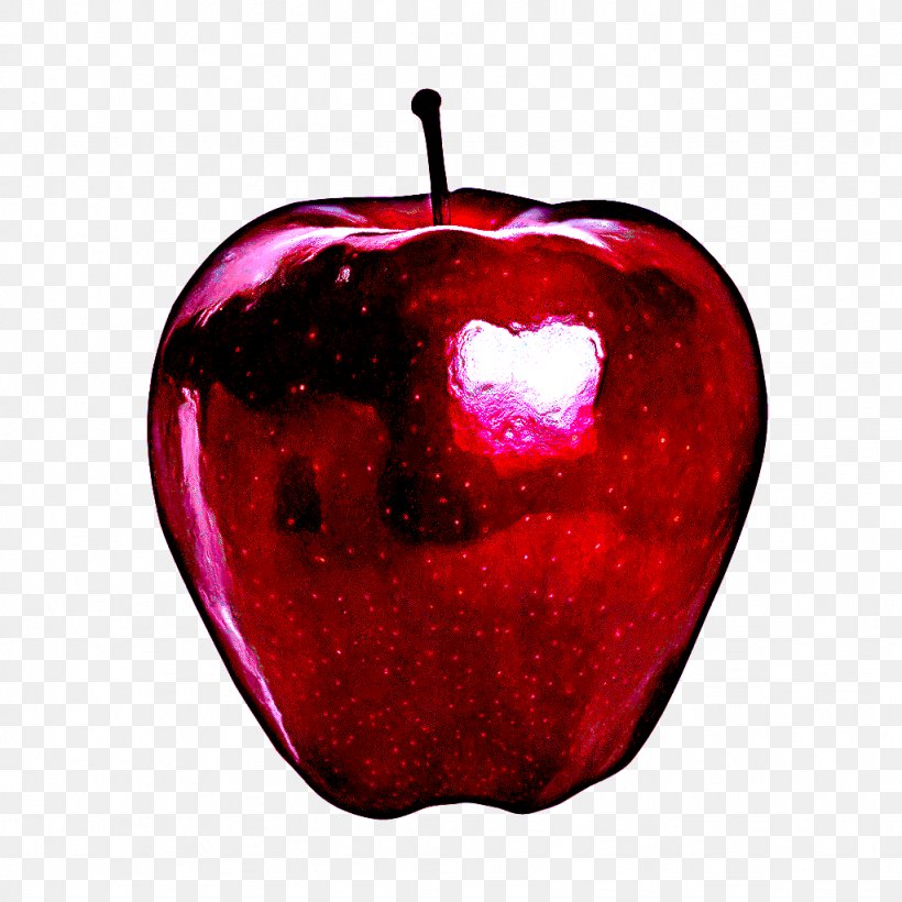 Red Fruit Apple Heart Plant, PNG, 1024x1024px, Red, Apple, Food, Fruit, Heart Download Free