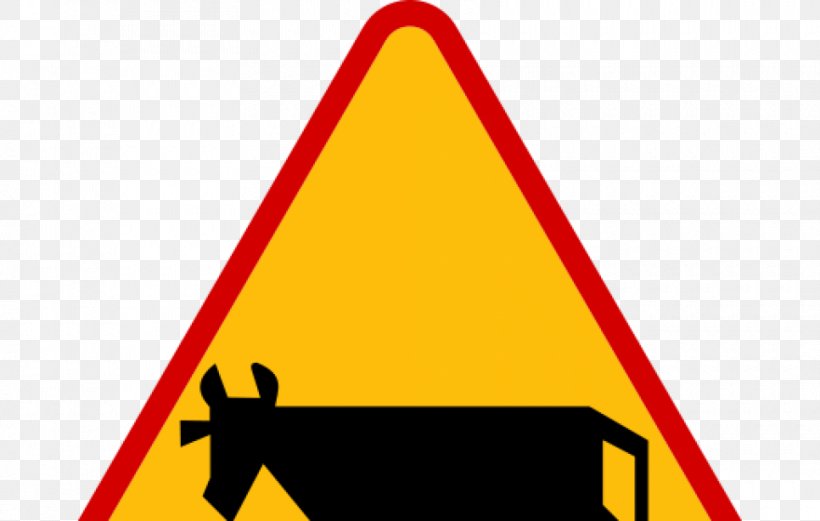 Traffic Sign Warning Sign Sticker Livestock, PNG, 880x560px, Traffic Sign, Arah, Area, Foil, Hazard Download Free