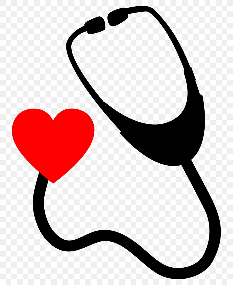 Stethoscope Heart Clip Art, PNG, 767x1000px, Stethoscope, Artwork, Black And White, Cardiology, Health Care Download Free